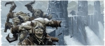 Ogres au sommet du barrage