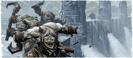 Ogres au sommet du barrage