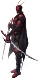 Mante rouge